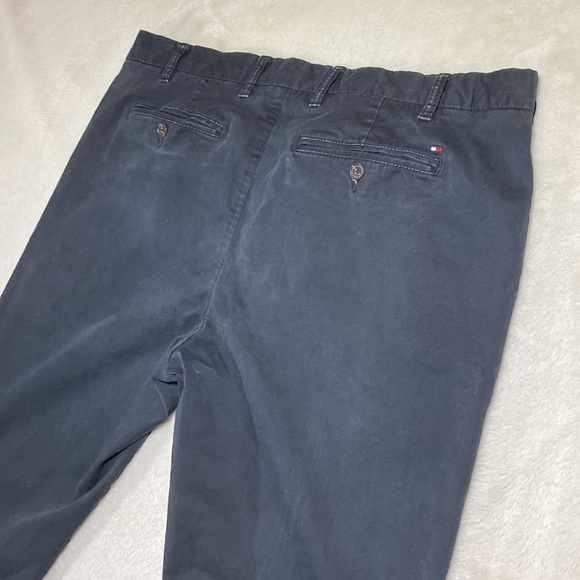 Black Tommy Hilfiger Chino Pants - 40x34 - Picture 5 of 7